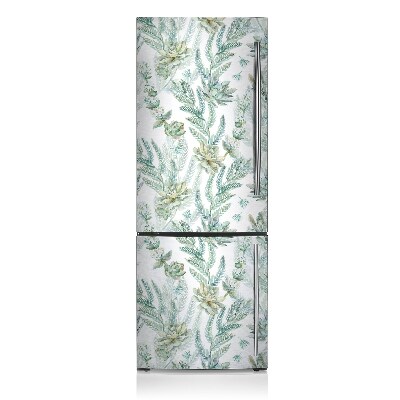 Magnetic fridge cover Painted rockeries