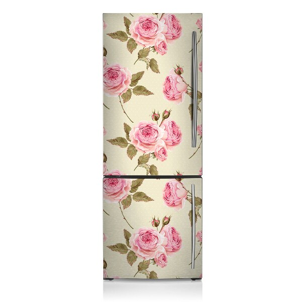 Magnetic fridge cover English roses