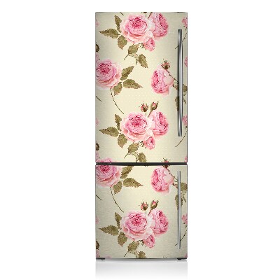 Magnetic fridge cover English roses