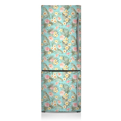 Magnetic fridge cover Pastel flowers