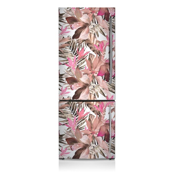 Decoration fridge cover Tropical flower