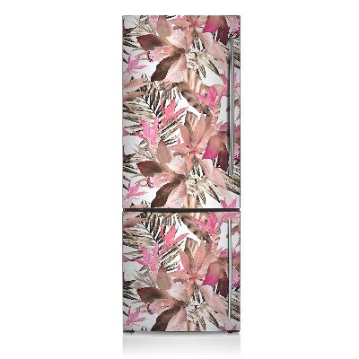 Decoration fridge cover Tropical flower