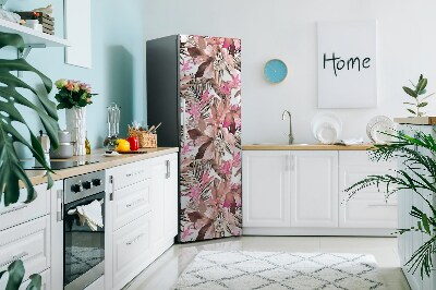 Decoration fridge cover Tropical flower