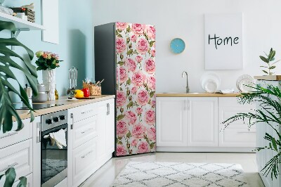 Magnetic fridge cover Beautiful roses