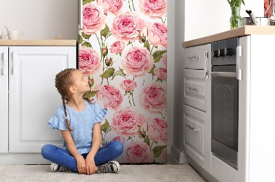 Magnetic fridge cover Beautiful roses