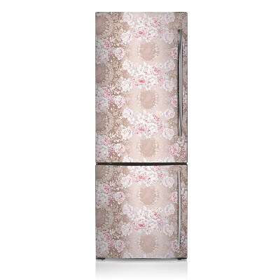 Magnetic fridge cover White roses