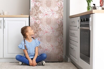 Magnetic fridge cover White roses