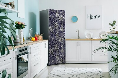 Decoration fridge cover Blue pattern