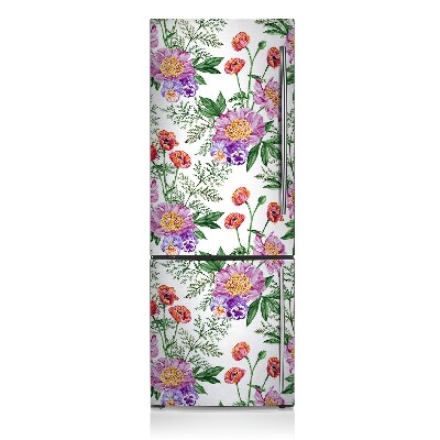 Decoration fridge cover Peony bouquet