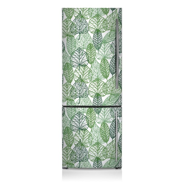 Magnetic fridge cover Forest leaves