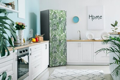 Magnetic fridge cover Forest leaves