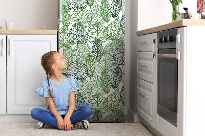 Magnetic fridge cover Forest leaves