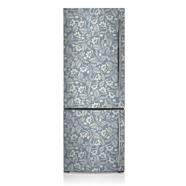 Magnetic fridge cover Blue ornament