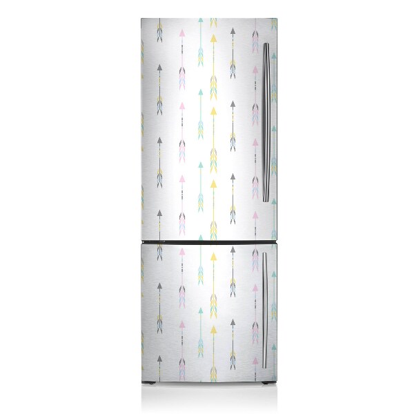 Magnetic fridge cover Minimalist colorful arrows