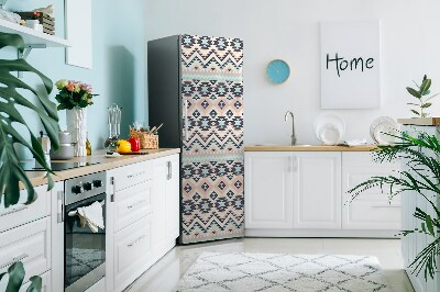 Magnetic fridge cover Ethnic pattern