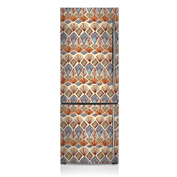 Magnetic fridge cover Brown pattern