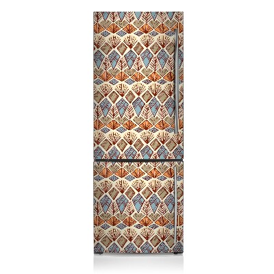 Magnetic fridge cover Brown pattern