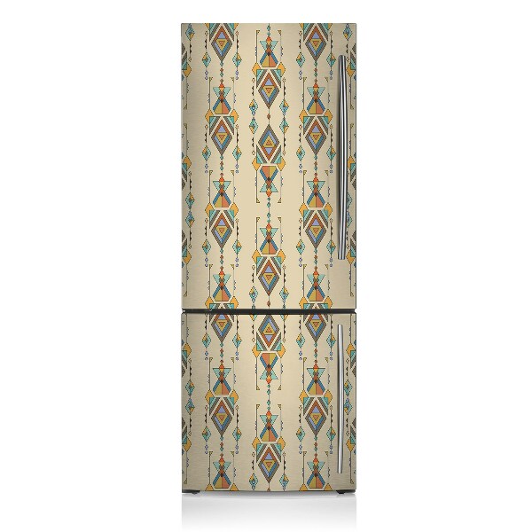 Magnetic fridge cover Aztec pattern