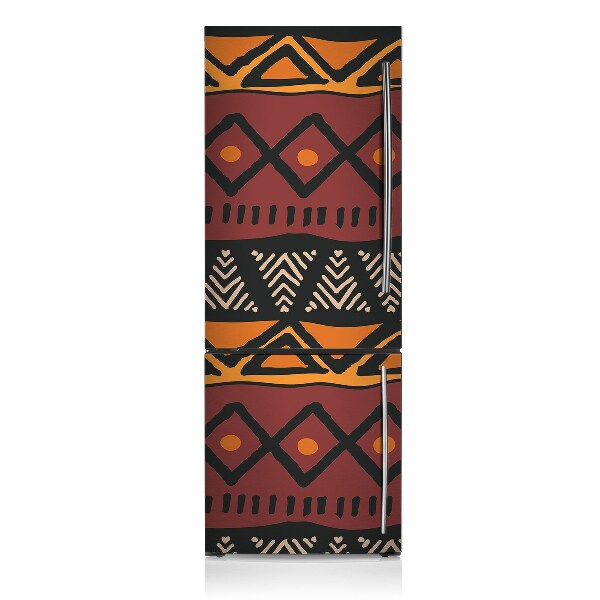 Magnetic fridge cover African pattern