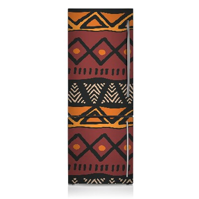 Magnetic fridge cover African pattern