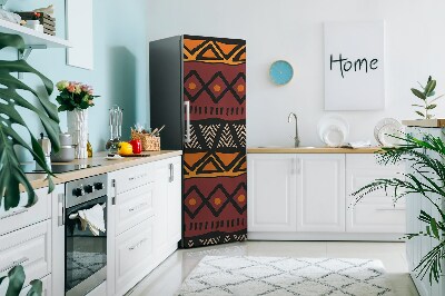 Magnetic fridge cover African pattern