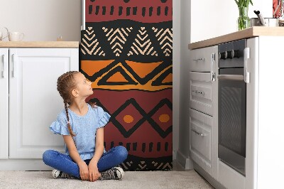 Magnetic fridge cover African pattern