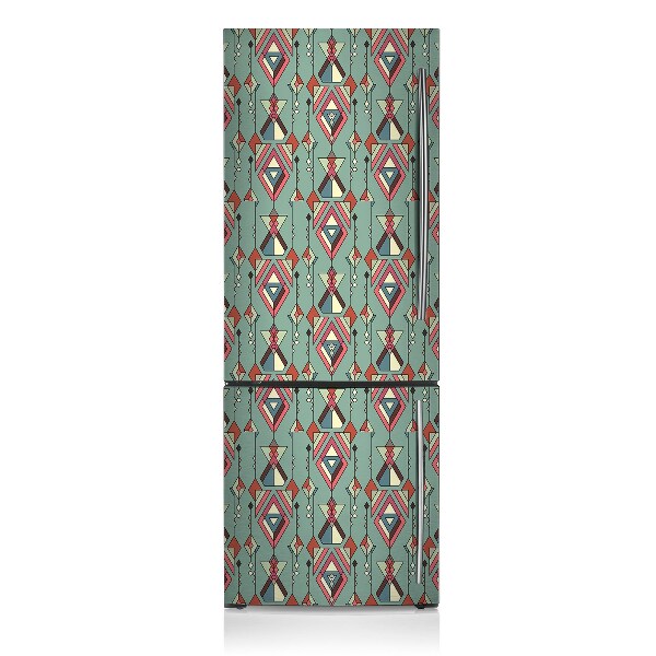 Magnetic fridge cover Aztec pattern