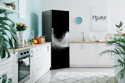 Magnetic fridge cover White pen