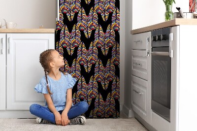 Magnetic fridge cover Tribal art