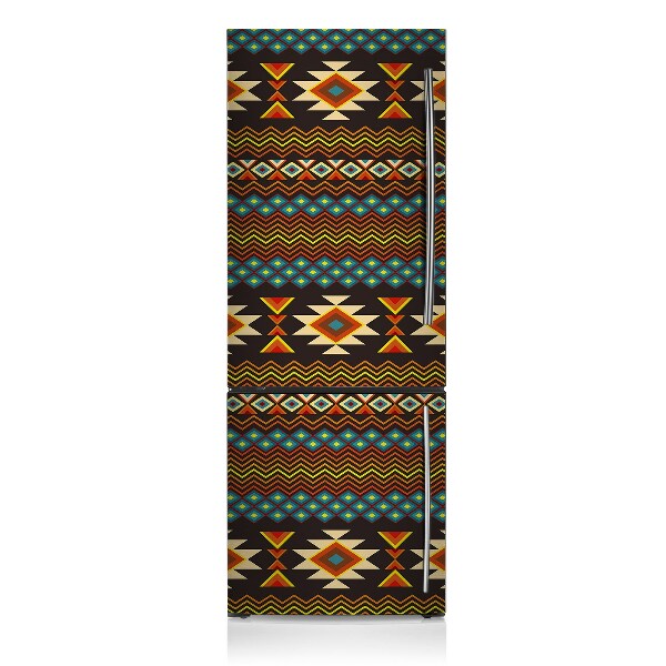 Magnetic fridge cover Ethnic pattern