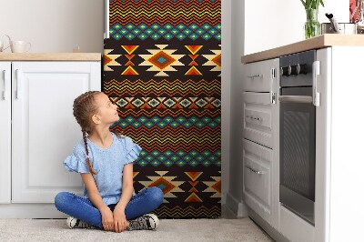 Magnetic fridge cover Ethnic pattern