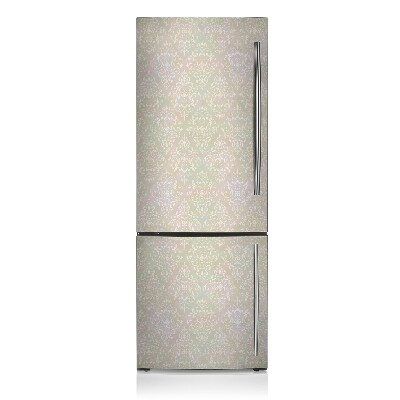 Magnetic fridge cover Vintage golden pattern