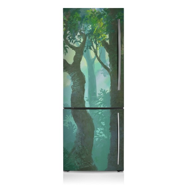 Decoration fridge cover Dark forest