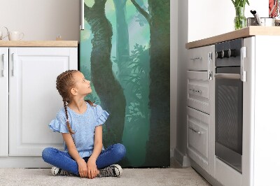 Decoration fridge cover Dark forest