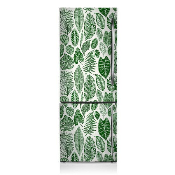 Magnetic fridge cover Palm leaves