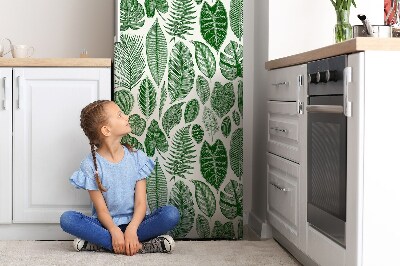 Magnetic fridge cover Palm leaves