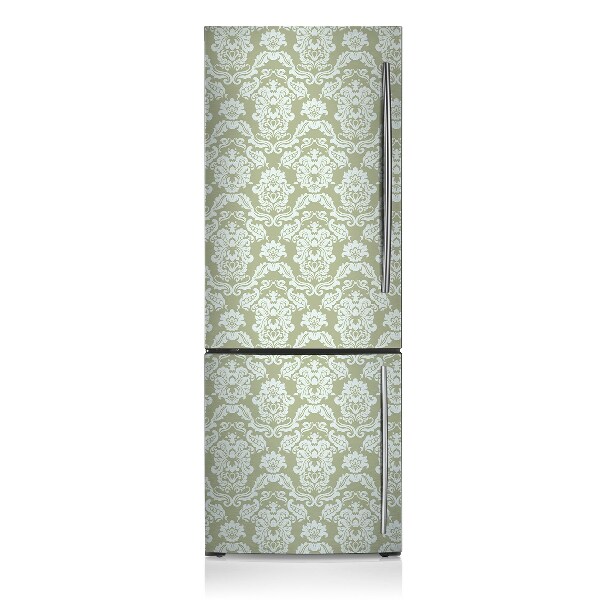 Magnetic fridge cover Green ornament