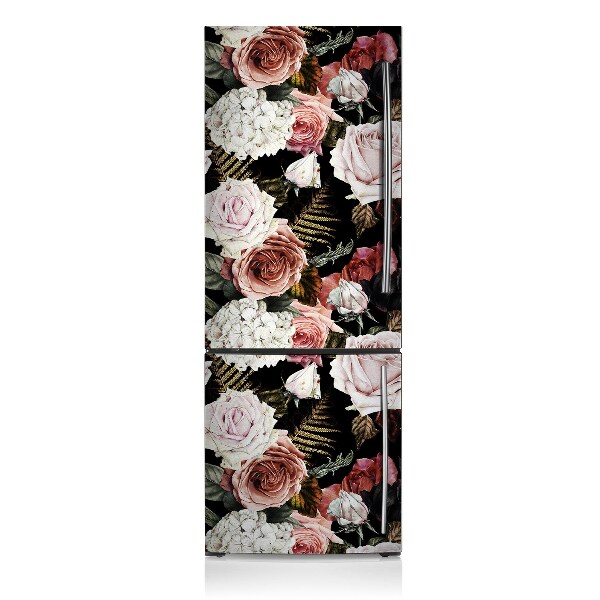 Magnetic fridge cover Baroque flowers