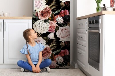 Magnetic fridge cover Baroque flowers