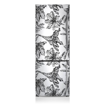 Magnetic fridge cover Lilies