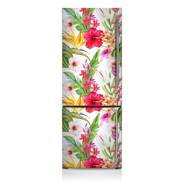 Magnetic fridge cover Exotic hibiscus