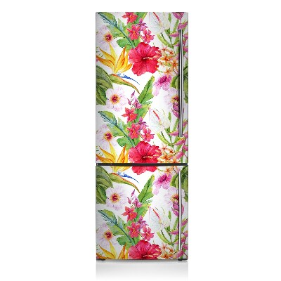 Magnetic fridge cover Exotic hibiscus