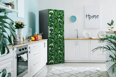 Decoration fridge cover Botanical leaves