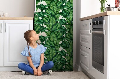 Decoration fridge cover Botanical leaves