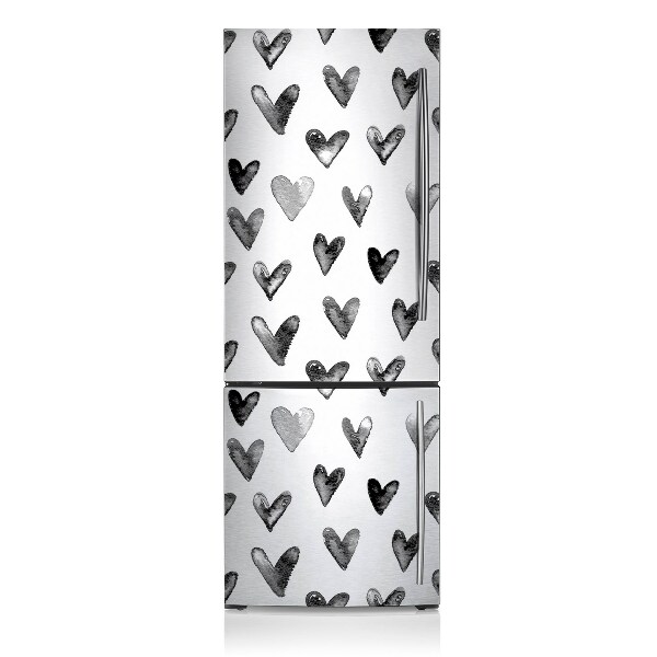 Decoration fridge cover Painted heart