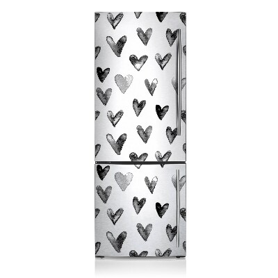 Decoration fridge cover Painted heart