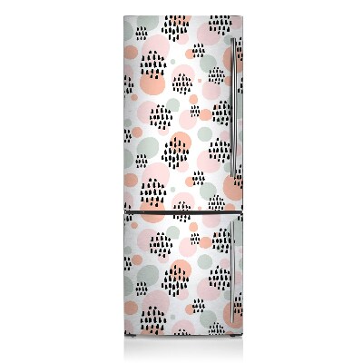 Magnetic fridge cover Colorful dots