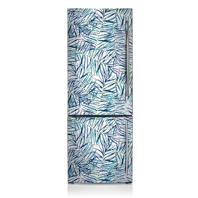 Magnetic fridge cover Exotic leaves