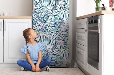 Magnetic fridge cover Exotic leaves