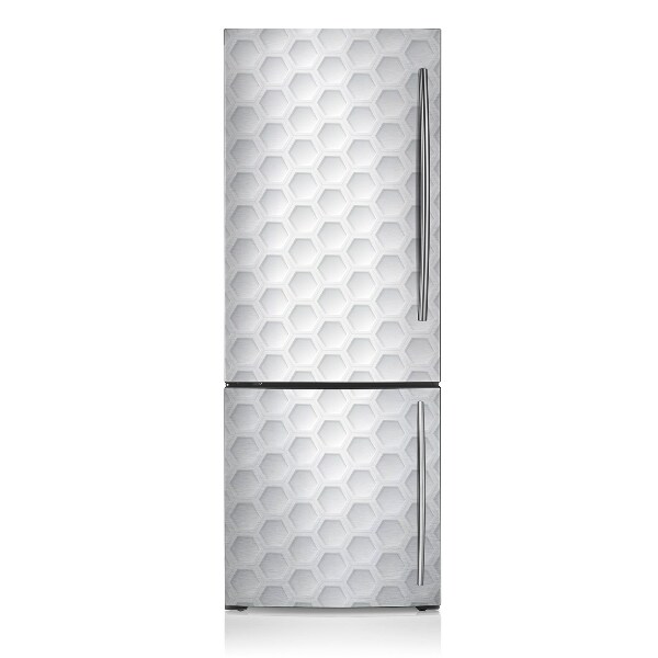 Magnetic fridge cover Three-dimensional hexagons